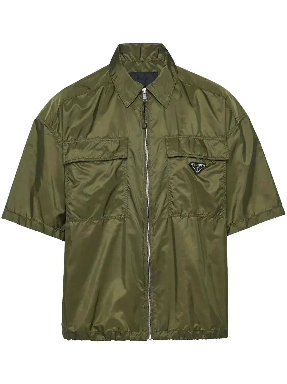 Chemise Prada nylon kaki