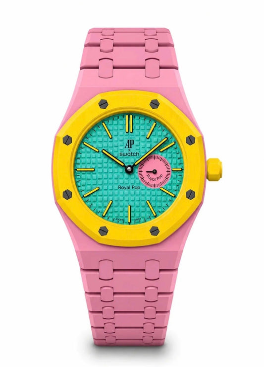 AP x Swatch rose