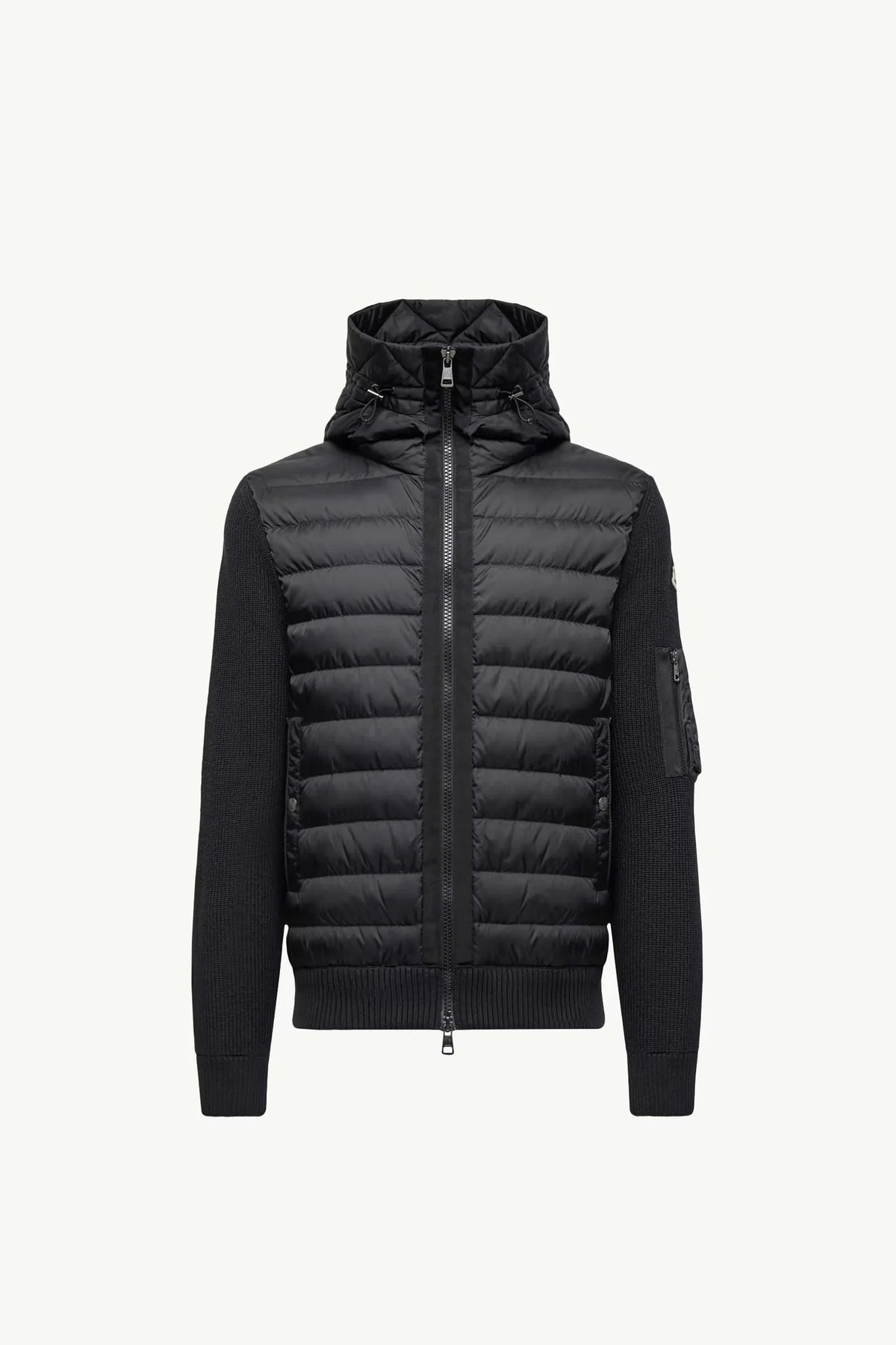 Cardigan zippé matelassé