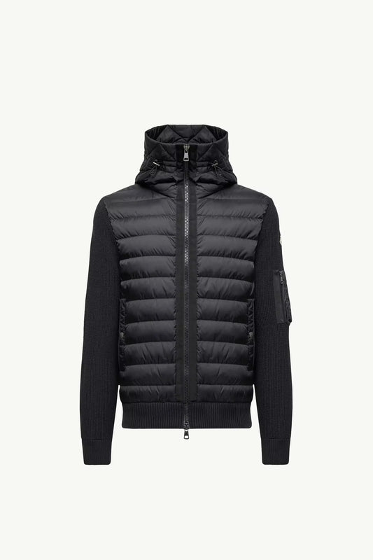 Cardigan zippé matelassé